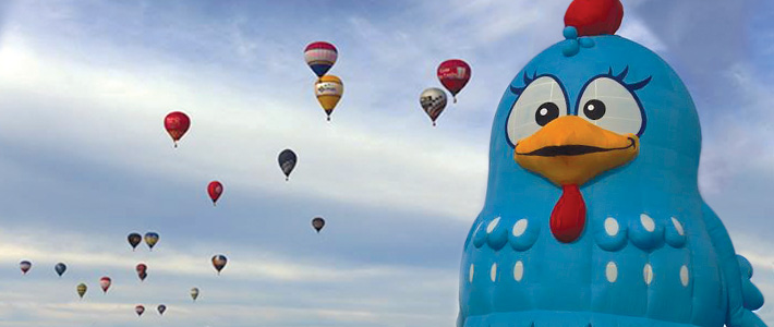 Balão da Galinha Pintadinha faz Participação Especial no Festival de Balonismo de Torres-RS Balão da Galinha Pintadinha faz Participação Especial no Festival de Balonismo de Torres-RS