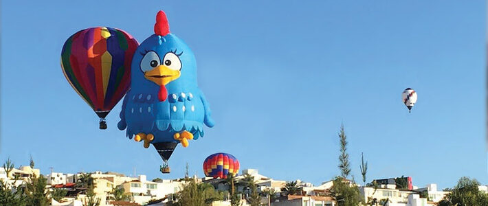 Participación de la Gallina Pintadita en el Festival Internacional del Globo 2015