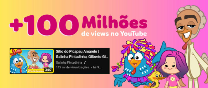 Galinha Pintadinha: parceria com Gilberto Gil, no YouTube, bate 100 milhões de views