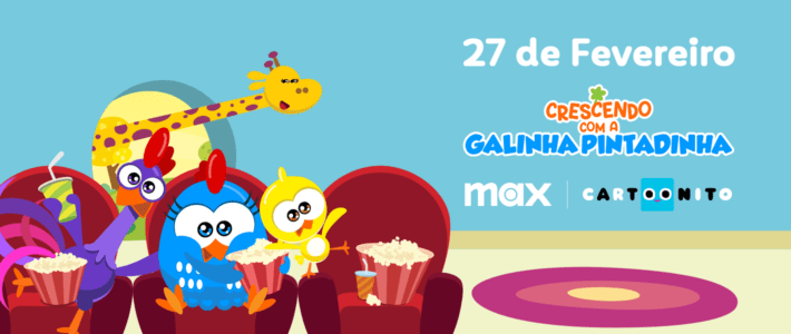 Animação ‘Crescendo com a Galinha Pintadinha’ estreia na Max dia 27 de fevereiro