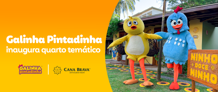 Galinha Pintadinha inaugura primeiros quartos tematizados em resort na Bahia
