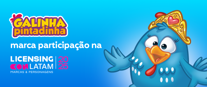 Galinha Pintadinha marcou presença na LicensingCon com lançamento de projeto inédito para 2026 Galinha Pintadinha marcou presença na LicensingCon com lançamento de projeto inédito para 2026