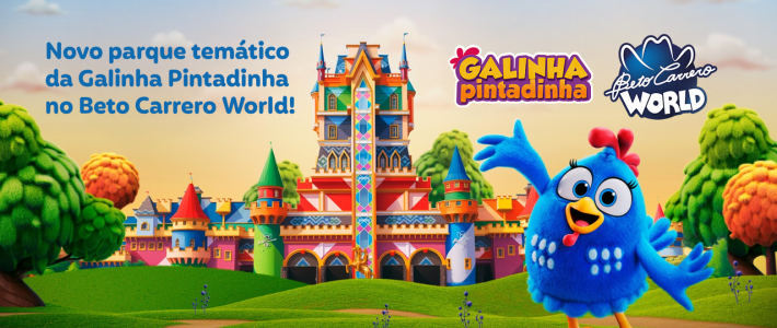 Galinha Pintadinha chega ao Beto Carrero World em 2026 Galinha Pintadinha chega ao Beto Carrero World em 2026