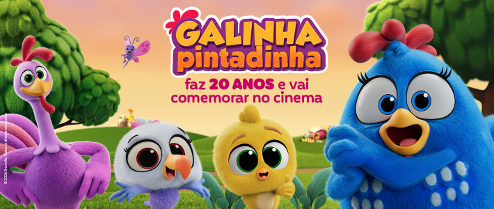 Galinha Pintadinha faz 20 anos e vai comemorar nos cinemas Galinha Pintadinha faz 20 anos e vai comemorar nos cinemas